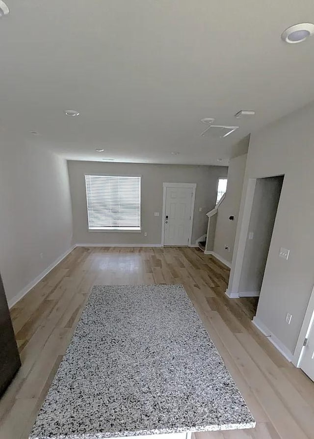 4234 Gandalf Ln, Murfreesboro, TN 37128 - unfurnished living room with healthy amount of natural light and light wood-type flooring