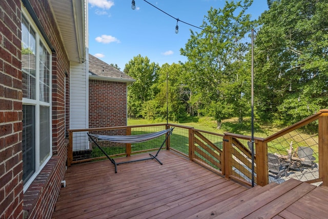 163 Bland Dr, Mount Juliet, TN 37122 - view of wooden terrace