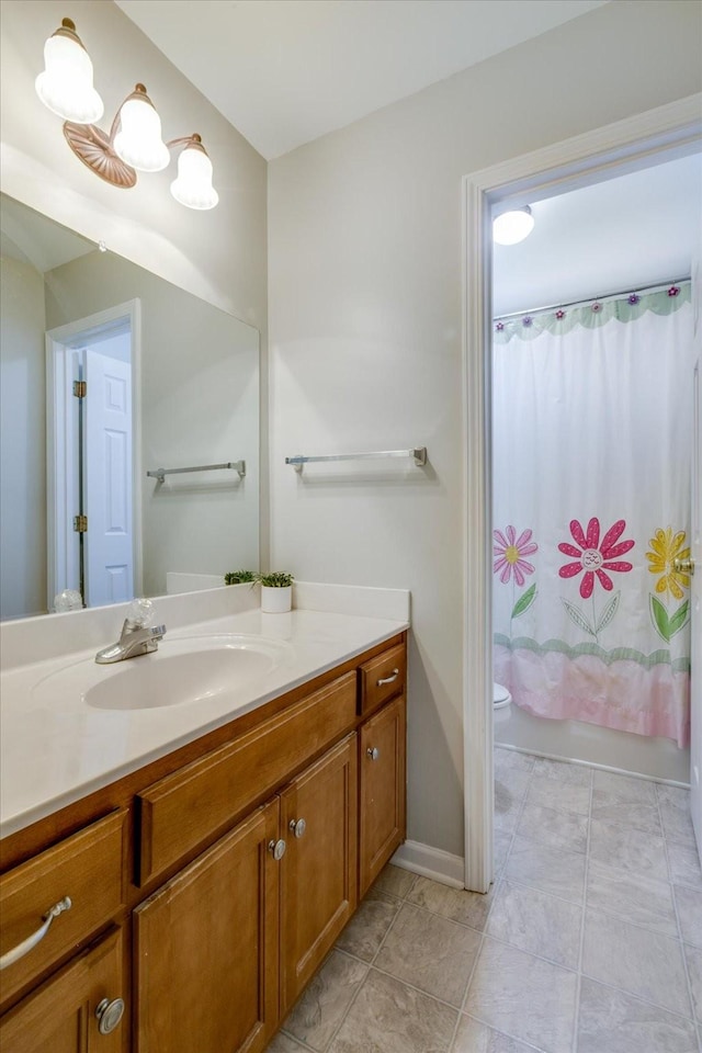 1301 Saybrook Xing, Thompsons Station, TN 37179 - bathroom with vanity and shower / bath combination with curtain