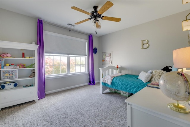 1301 Saybrook Xing, Thompsons Station, TN 37179 - carpeted bedroom with baseboards and a ceiling fan