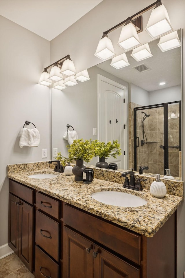 6000 Keats St Unit 202, Franklin, TN 37064 - full bath with double vanity and a shower stall