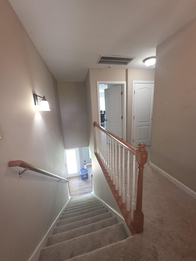 1215 Chapmans Retreat Dr, Spring Hill, TN 37174 - stairs with carpet and baseboards