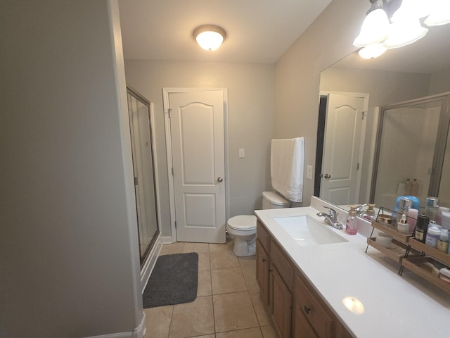 1215 Chapmans Retreat Dr, Spring Hill, TN 37174 - full bath with a stall shower, tile patterned floors, and vanity