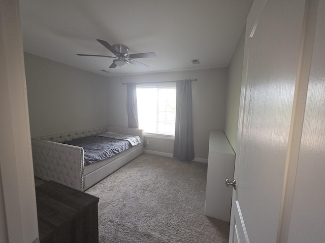 1215 Chapmans Retreat Dr, Spring Hill, TN 37174 - carpeted bedroom featuring ceiling fan and baseboards