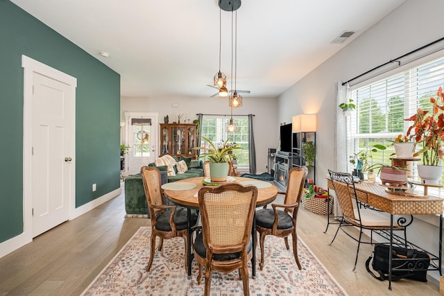 252 Caroline Dr Unit A, Murfreesboro, TN 37128 - dining area featuring light wood-style flooring and plenty of natural light