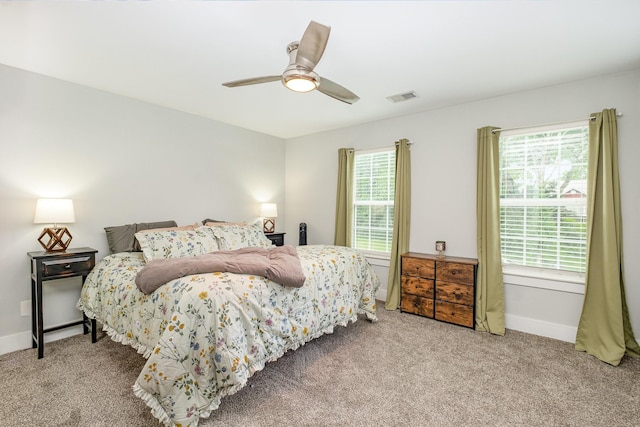 252 Caroline Dr Unit A, Murfreesboro, TN 37128 - carpeted bedroom with ceiling fan and baseboards