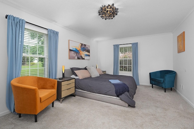 3351 Oak Burr Dr, Chattanooga, TN 37419 - carpeted bedroom featuring ornamental molding and baseboards