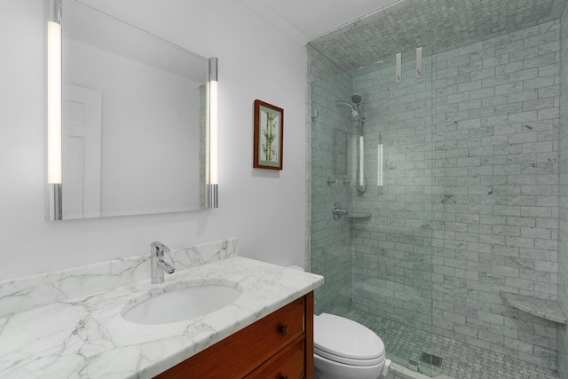 3351 Oak Burr Dr, Chattanooga, TN 37419 - full bathroom featuring vanity and a stall shower