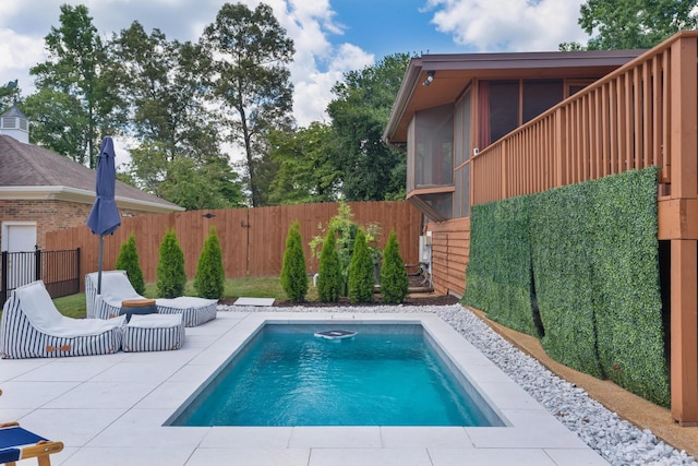 3351 Oak Burr Dr, Chattanooga, TN 37419 - view of pool with a fenced backyard and a patio area