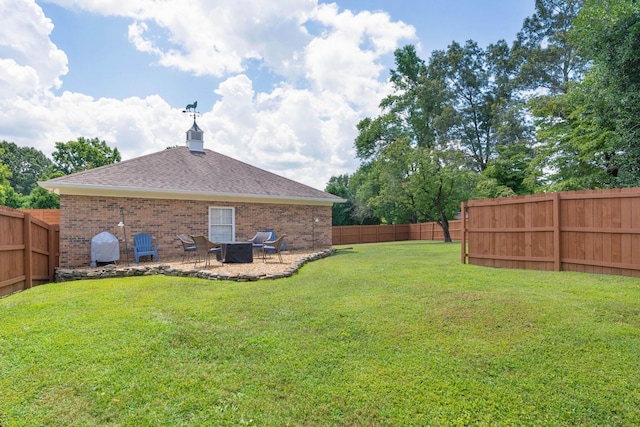 3351 Oak Burr Dr, Chattanooga, TN 37419 - fenced backyard featuring a patio