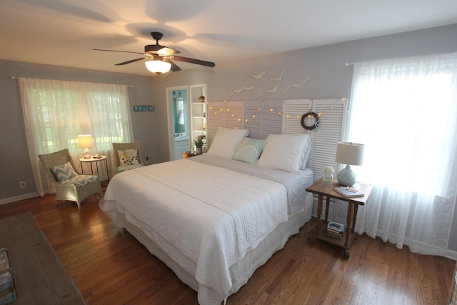 818 W Clark Blvd, Murfreesboro, TN 37129 - bedroom featuring wood finished floors and a ceiling fan