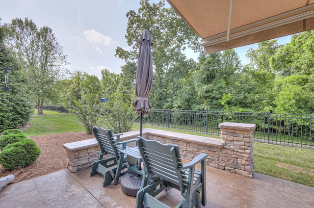 154 Salient Ln, Mount Juliet, TN 37122 - fenced backyard featuring outdoor dining area and a patio area