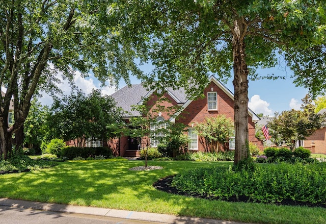 1515 Bradberry Dr, Murfreesboro, TN 37130 - view of front of house featuring a front lawn and brick siding