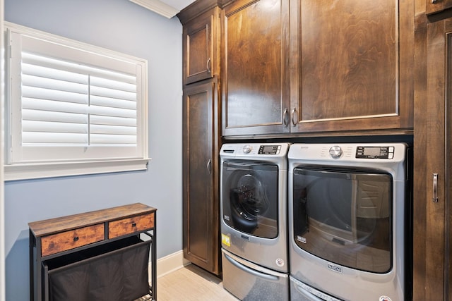 1300 Stovall Ln, Mount Juliet, TN 37122 - laundry area with washing machine and dryer and cabinet space