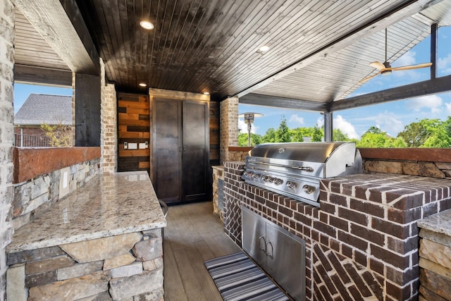 1300 Stovall Ln, Mount Juliet, TN 37122 - view of patio featuring area for grilling