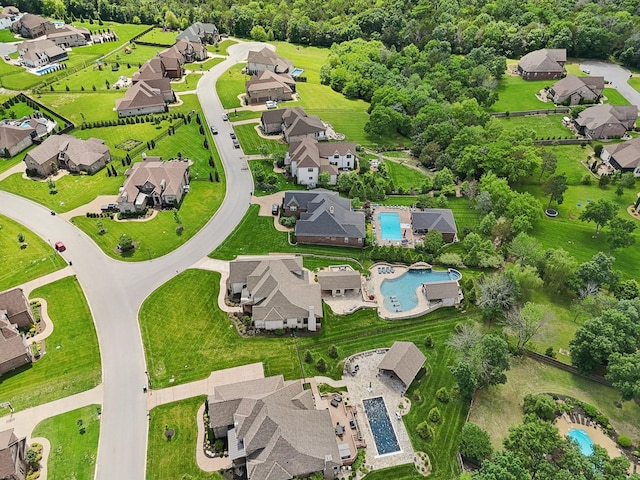 1300 Stovall Ln, Mount Juliet, TN 37122 - aerial view of property and surrounding area with nearby suburban area