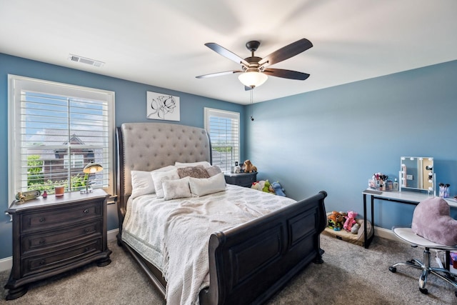 1300 Stovall Ln, Mount Juliet, TN 37122 - bedroom with carpet and ceiling fan