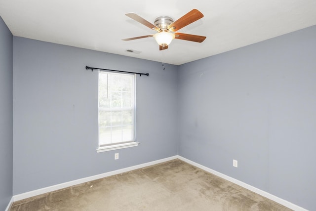 732 Charlie Gann Rd, Old Hickory, TN 37138 - unfurnished room featuring a ceiling fan and carpet flooring