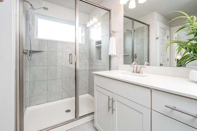1013 Violet St, Spring Hill, TN 37174 - full bathroom with vanity and a stall shower