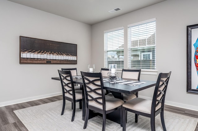 1013 Violet St, Spring Hill, TN 37174 - dining area with wood finished floors and baseboards