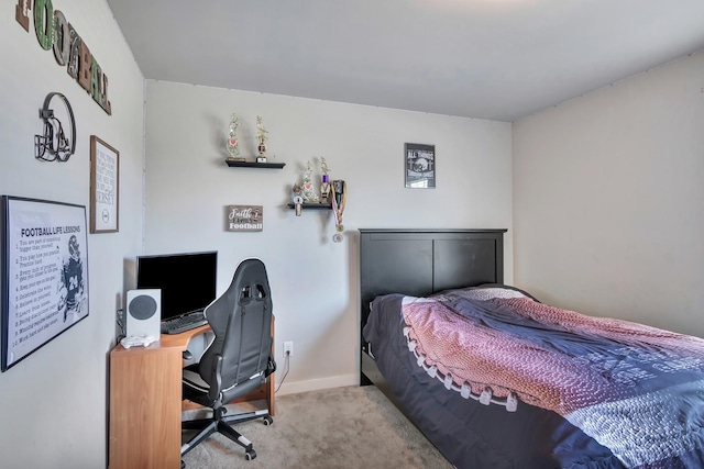 4905 Kingdom Dr, Murfreesboro, TN 37128 - carpeted bedroom featuring an office area and baseboards