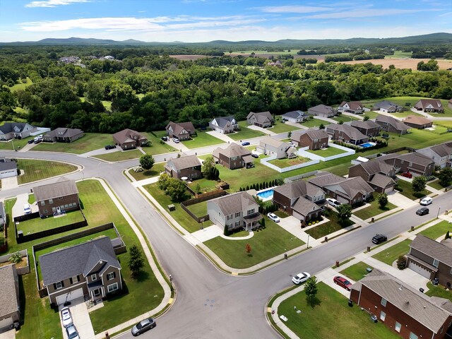 4905 Kingdom Dr, Murfreesboro, TN 37128 - aerial perspective of suburban area featuring mountains