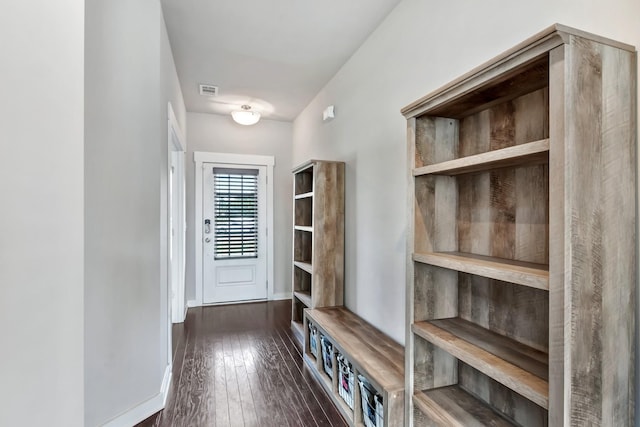4905 Kingdom Dr, Murfreesboro, TN 37128 - mudroom with dark wood-style flooring and baseboards