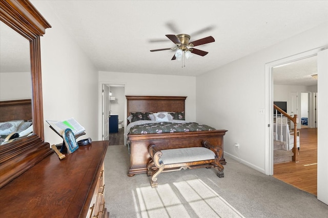 2720 Buckner Rd, Thompsons Station, TN 37179 - bedroom with a ceiling fan and carpet floors