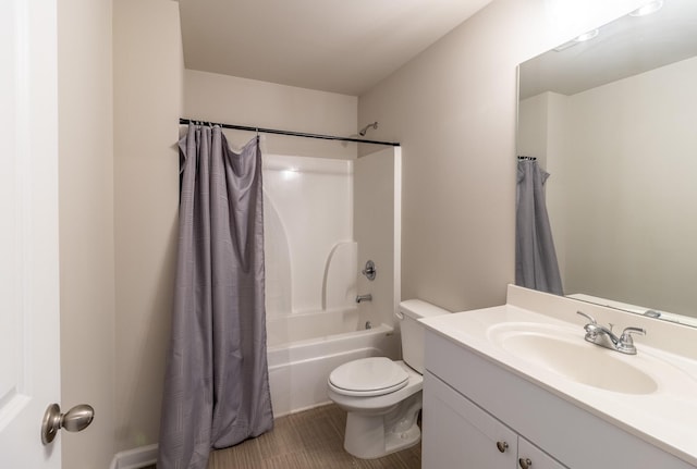 135 Millers Ln, Calhoun, GA 30701 - bathroom with vanity and shower / bath combo with shower curtain