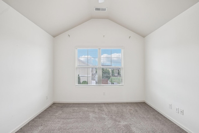 3927 Cannonsgate Ln, Murfreesboro, TN 37128 - unfurnished room featuring carpet flooring and vaulted ceiling