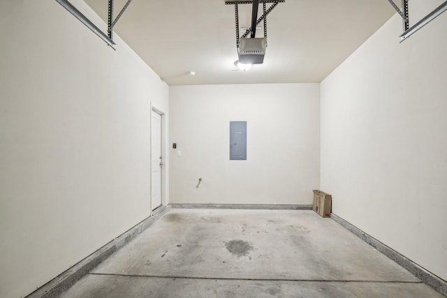 3927 Cannonsgate Ln, Murfreesboro, TN 37128 - garage with a garage door opener and electric panel