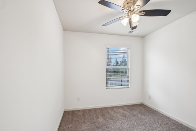 3927 Cannonsgate Ln, Murfreesboro, TN 37128 - carpeted empty room featuring a ceiling fan and baseboards