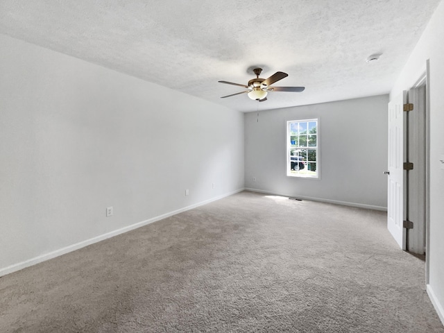 2919 Sams Ct, Spring Hill, TN 37174 - unfurnished room featuring a ceiling fan, a textured ceiling, and carpet