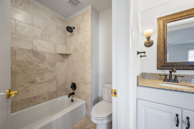 1900 Richard Jones Rd Unit X2, Nashville, TN 37215 - bathroom featuring vanity, shower / bathtub combination, and tile patterned flooring