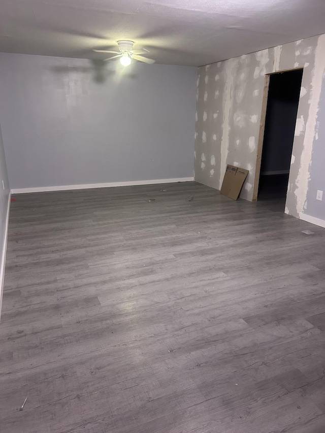 370 Alpine Rd, Camden, TN 38320 - unfurnished room with ceiling fan and wood finished floors