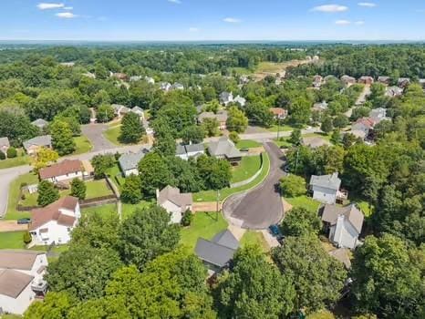1604 Yarmouth Ct, Old Hickory, TN 37138 - aerial view of residential area with a forest