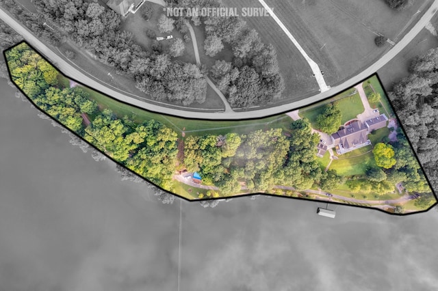 627 Eastbrook Rd, Estill Springs, TN 37330 - aerial view of property and surrounding area with property boundaries highlighted