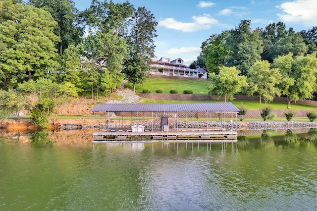 627 Eastbrook Rd, Estill Springs, TN 37330 - dock area featuring a water view and a yard