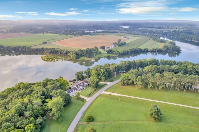 627 Eastbrook Rd, Estill Springs, TN 37330 - aerial view of property's location featuring a large body of water and rural landscape