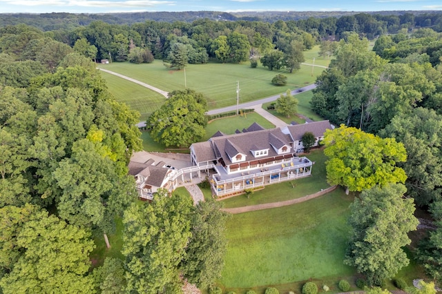 627 Eastbrook Rd, Estill Springs, TN 37330 - view from above of property featuring a heavily wooded area