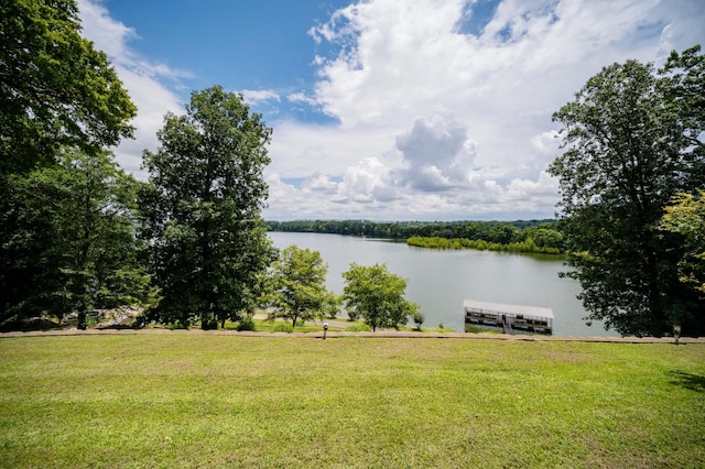 627 Eastbrook Rd, Estill Springs, TN 37330 - water view featuring a floating dock