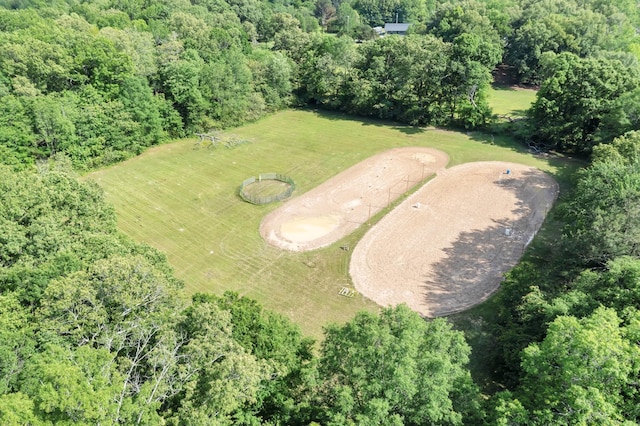 6685 Lynchburg Rd, Winchester, TN 37398 - aerial overview of property's location featuring a heavily wooded area