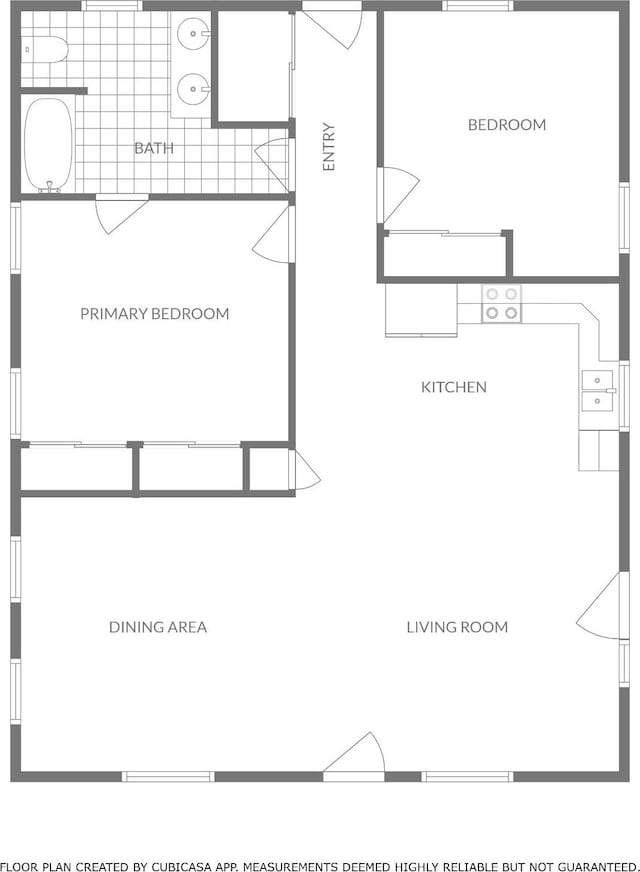 516 Davis St, Cowan, TN 37318 - view of floor plan / room layout