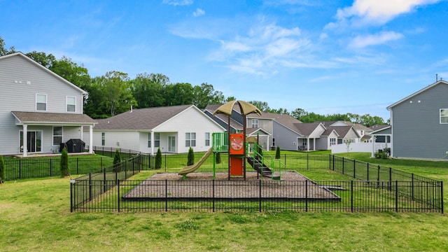 3407 Shigo St, Murfreesboro, TN 37130 - view of play area featuring a residential view