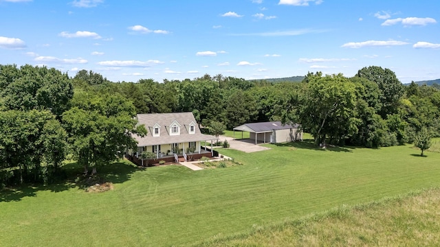 702 John Windrow Rd, Eagleville, TN 37060 - view from above of property featuring a heavily wooded area