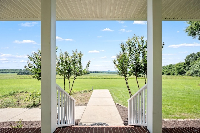702 John Windrow Rd, Eagleville, TN 37060 - view of patio with a view of countryside