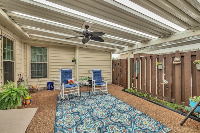 914 E Northfield Blvd, Murfreesboro, TN 37130 - view of patio featuring ceiling fan