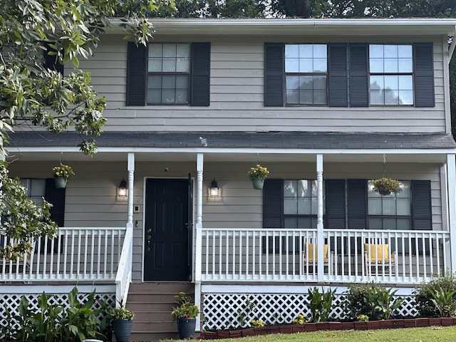 8807 Hurricane Manor Trl, Chattanooga, TN 37421 - view of front facade with covered porch