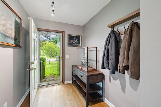 2261 High Meadow Dr, Murfreesboro, TN 37129 - mudroom with light wood-style floors and a textured ceiling