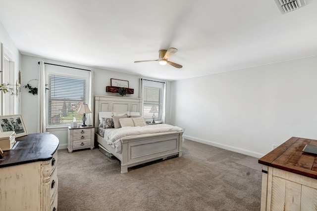 3612 Shady Forest Dr, Murfreesboro, TN 37128 - bedroom with carpet and a ceiling fan